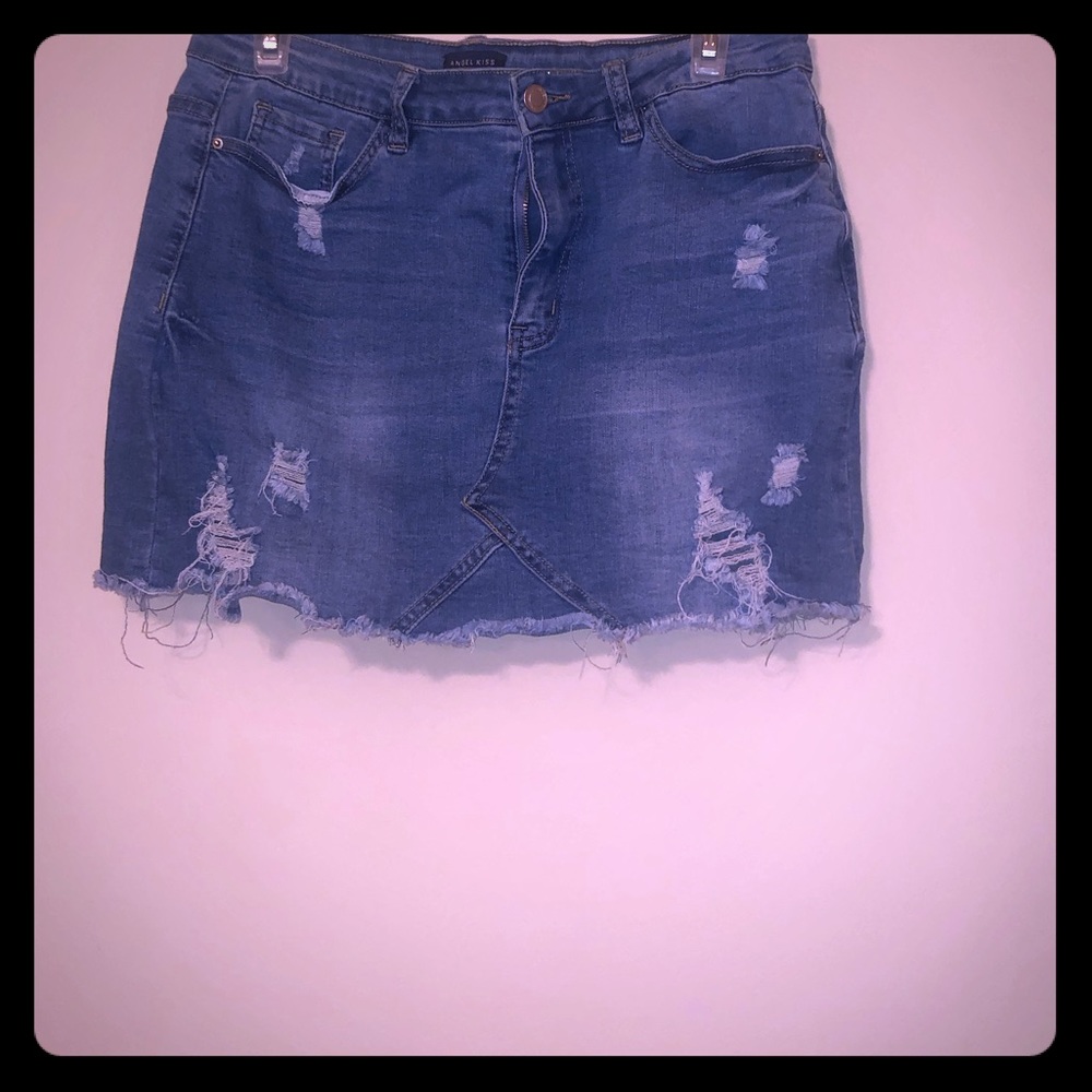 Blue jean skirt
